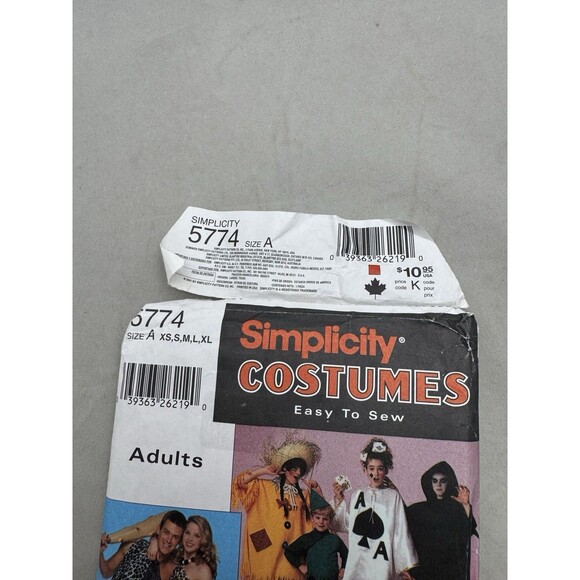 Simplicity Sewing Pattern 5774 Costumes Easy Adults Sizes XS-XL Robes King - Picture 3 of 5